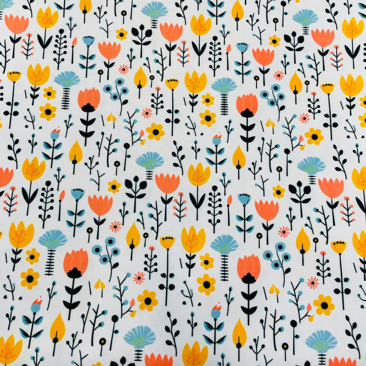 Fabric Summer Flowers