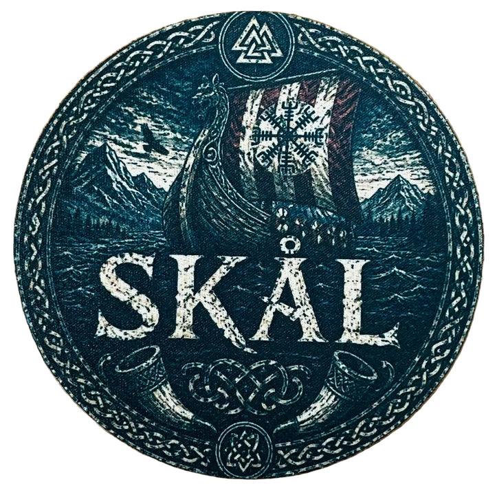 Skål Viking Ship Coasters Box of 6