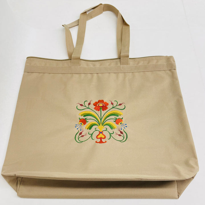 Tote Bag - Folk Art Flower