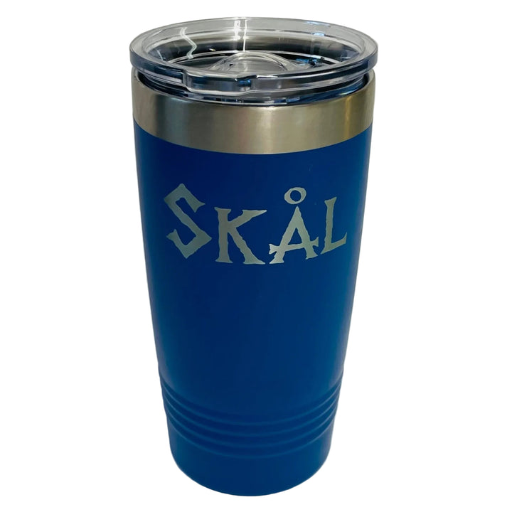Skål on Royal Blue 20 oz Stainless Steel hot/cold Cup