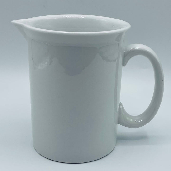 White Ceramic Pitcher