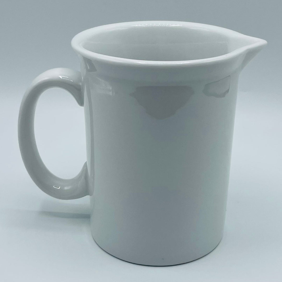 White Ceramic Pitcher