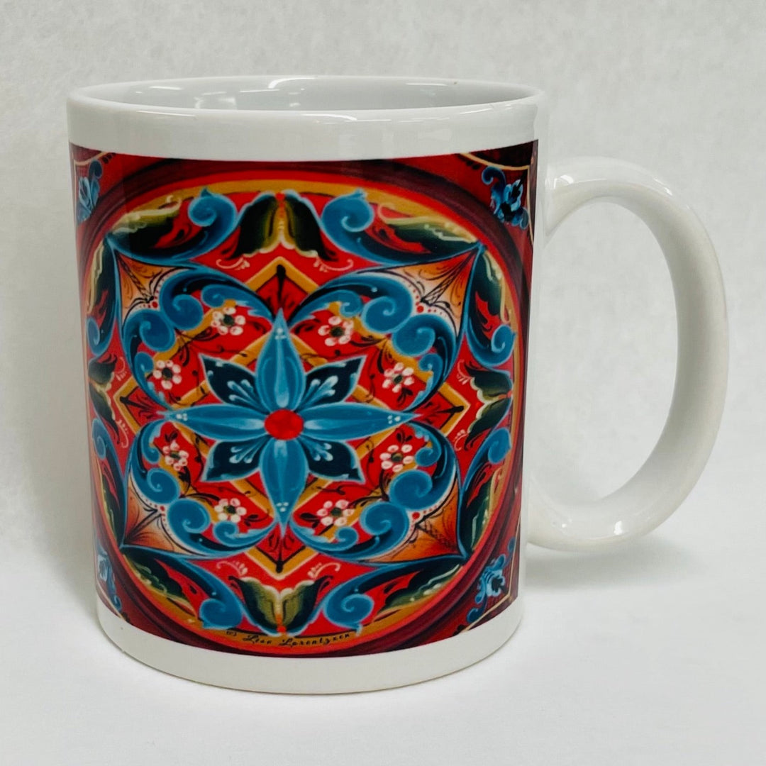 Lise Lorentzen Rosemaling coffee mug