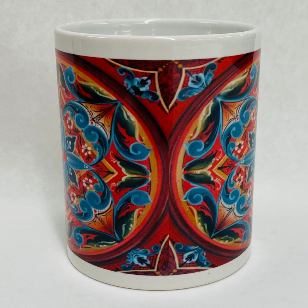 Lise Lorentzen Rosemaling coffee mug