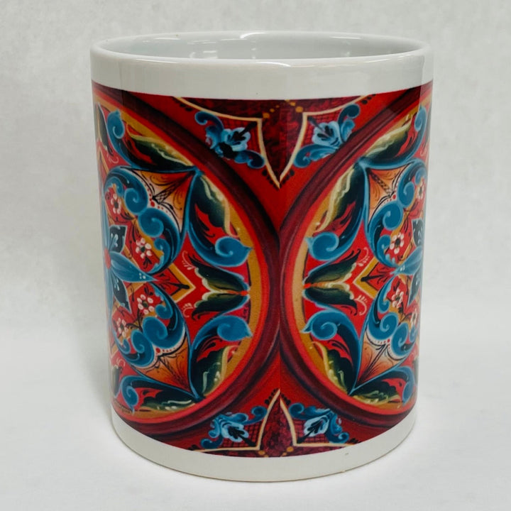 Lise Lorentzen Rosemaling coffee mug