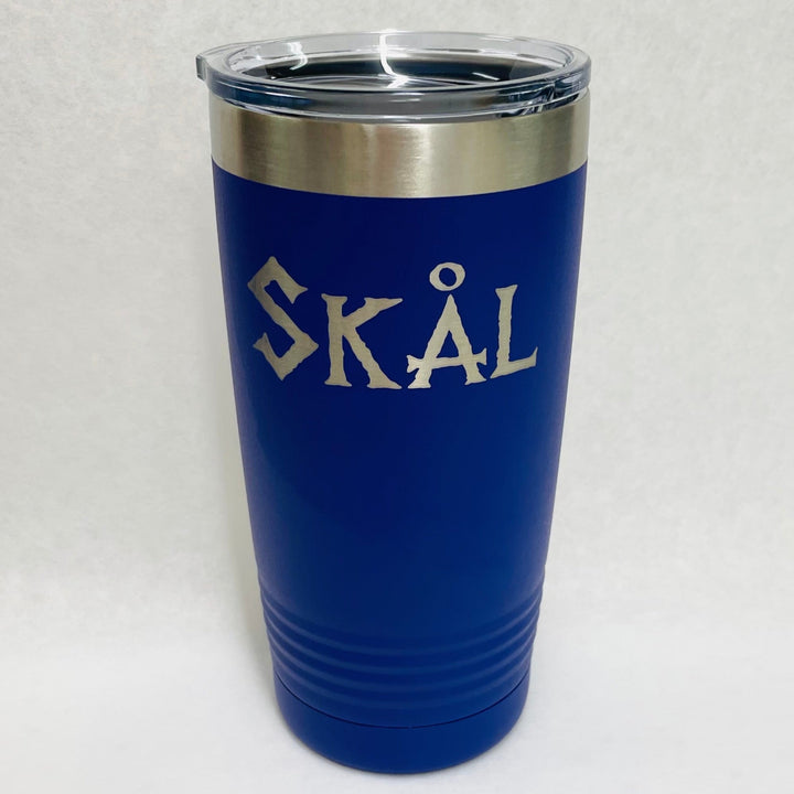 Skål on Purple 20 oz Stainless Steel hot/cold Cup