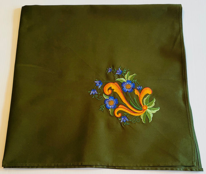 Rosemaling Flower Tablecloth