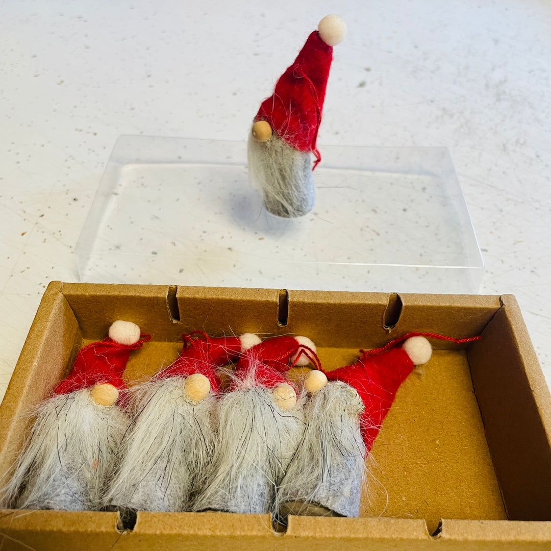 Gnome ornaments - Box of 5