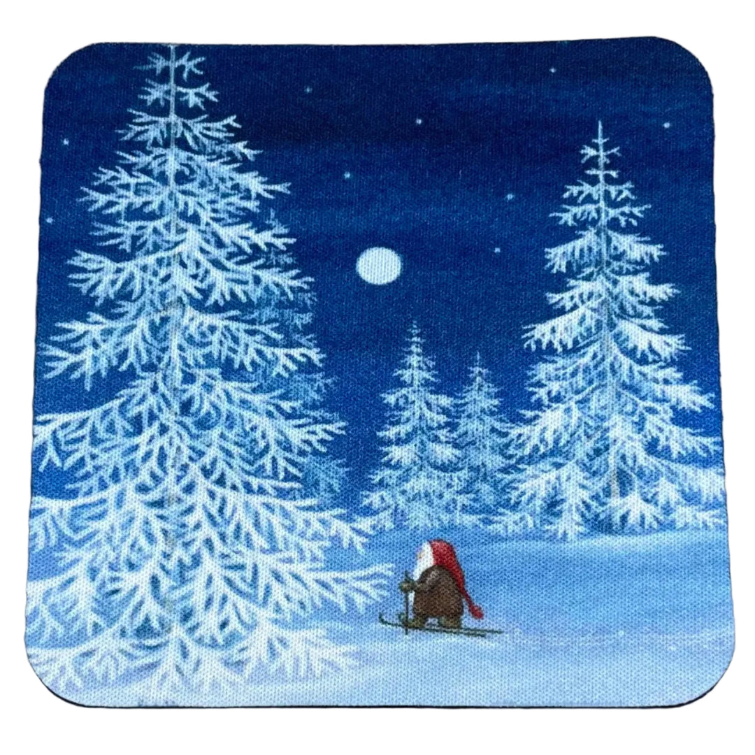 Eva Melhuish Tomte in the Forest Coasters Box of 6