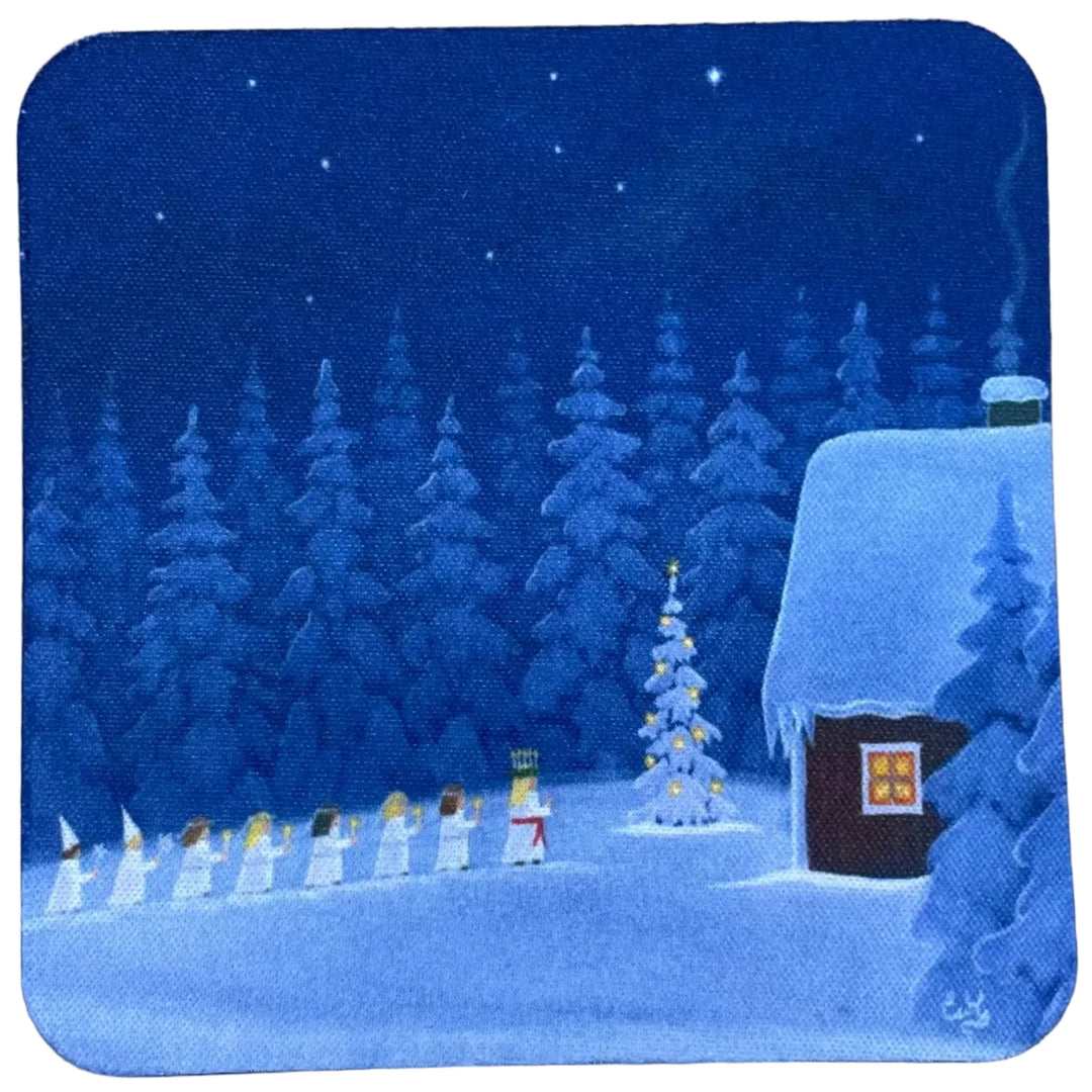 Eva Melhuish Lucia Procession Coasters Box of 6