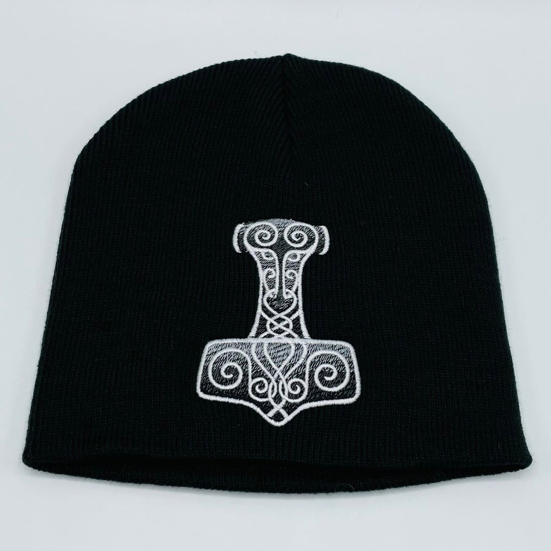 SALE Knit beanie hat - Thor's Hammer