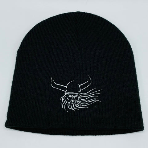 SALE Knit beanie hat - Viking scull