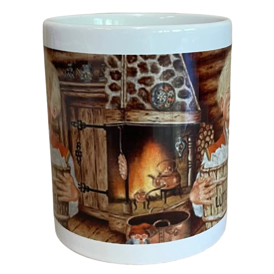 Suzanne Toftey Lutefisk Boy coffee mug