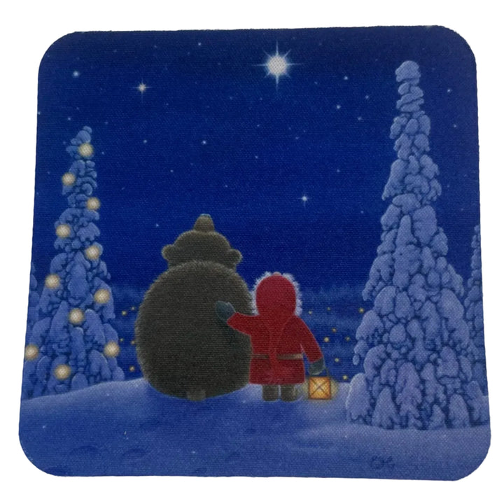 Eva Melhuish Tomte and Bear Coasters Box of 6