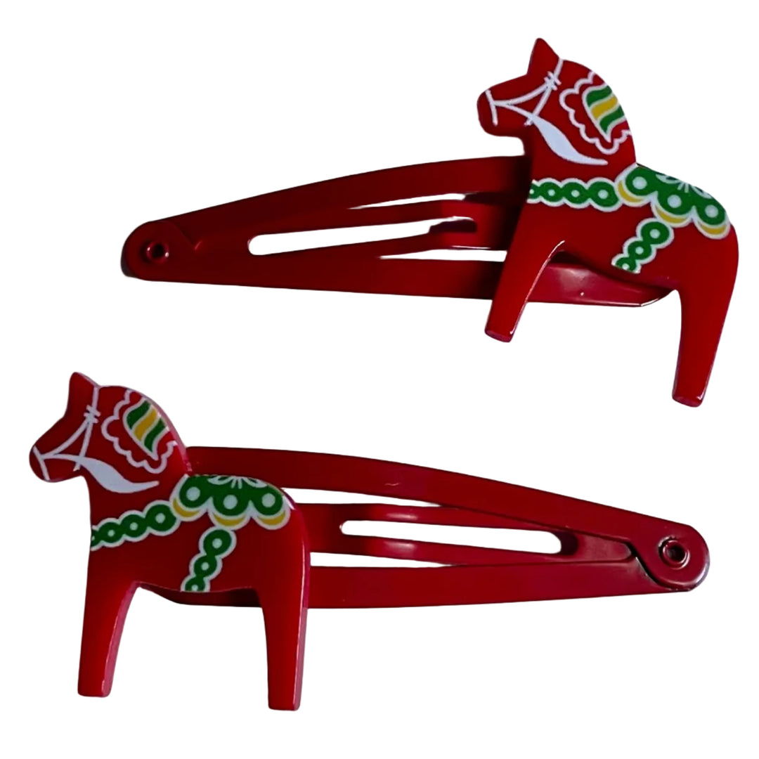 Dala Horse Hair Clips - 2 pack