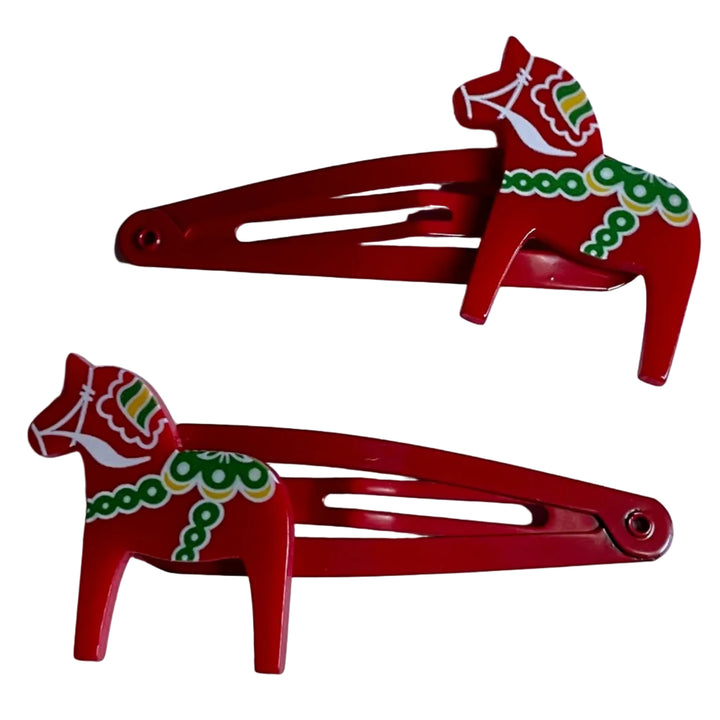 Dala Horse Hair Clips - 2 pack