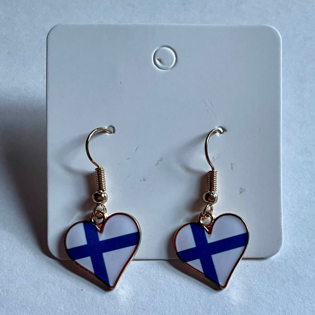 Finland Heart Earrings