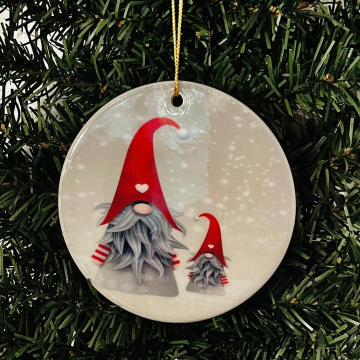 Ceramic Ornament, Gnomes