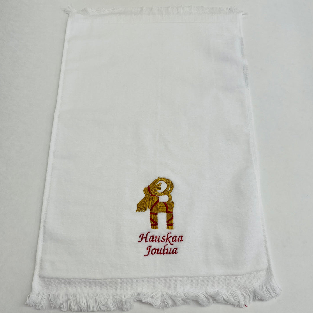 Finger tip towel - Hauskaa Joulua Goat