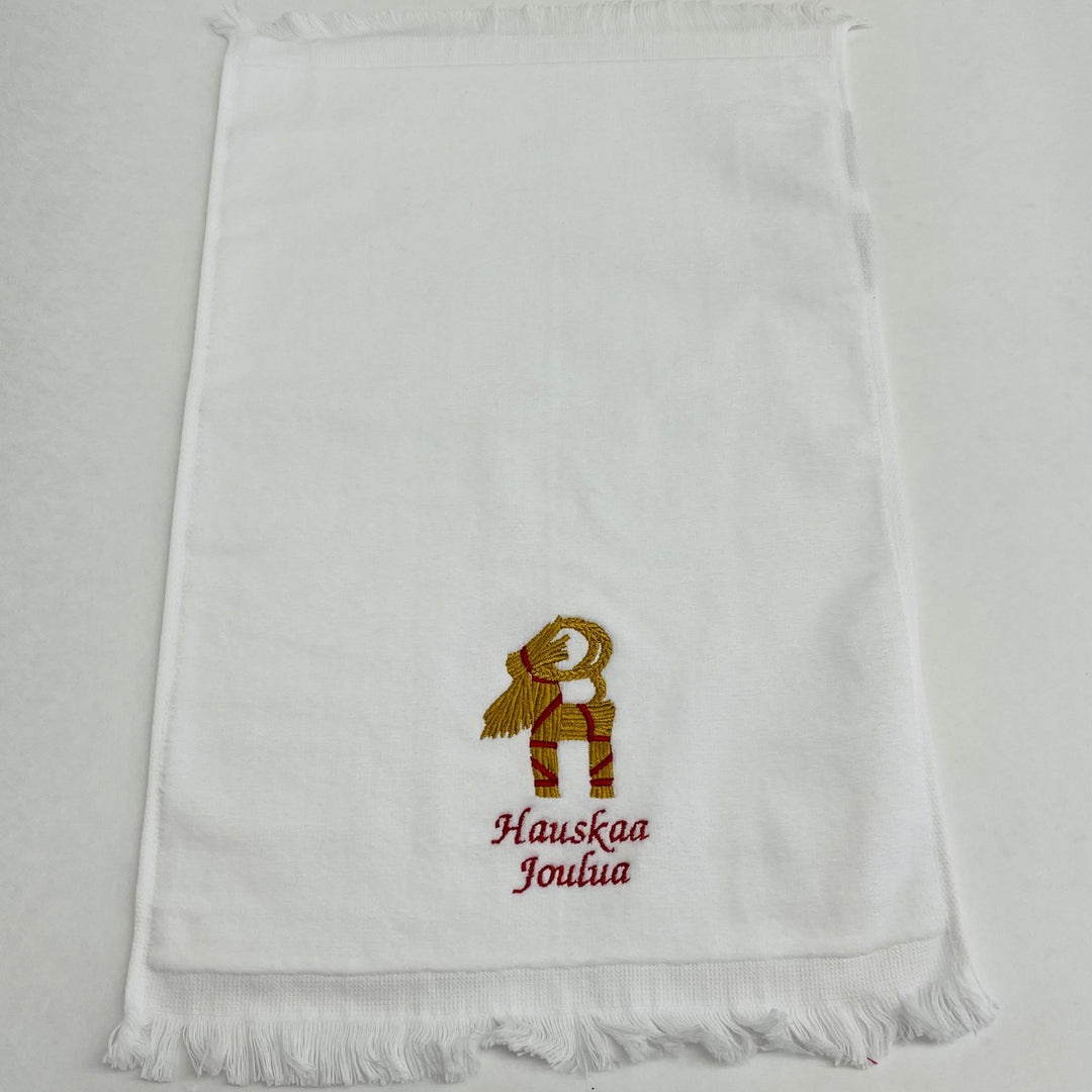 Finger tip towel - Hauskaa Joulua Goat