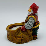 Johnnie Jacobsen Santa with sack candle holder