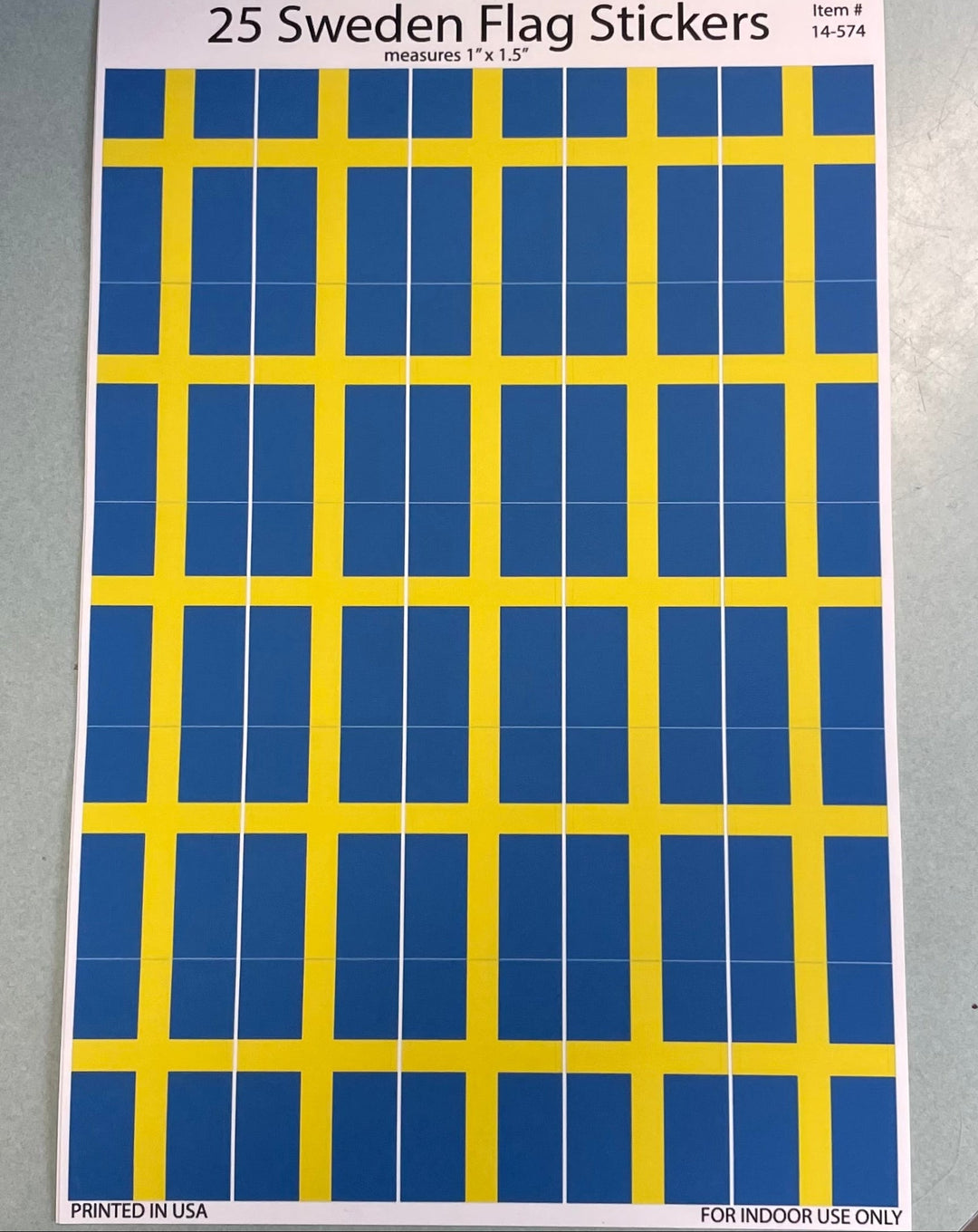 Sweden Flag Stickers