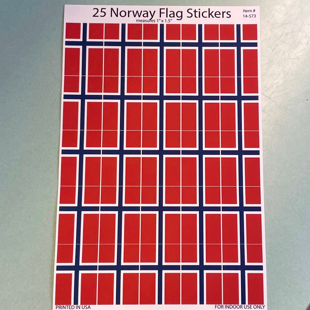 Norway Flag Stickers