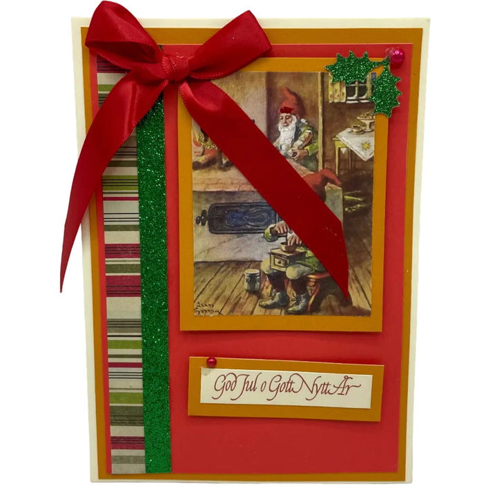 Hand made Swedish Christmas Card