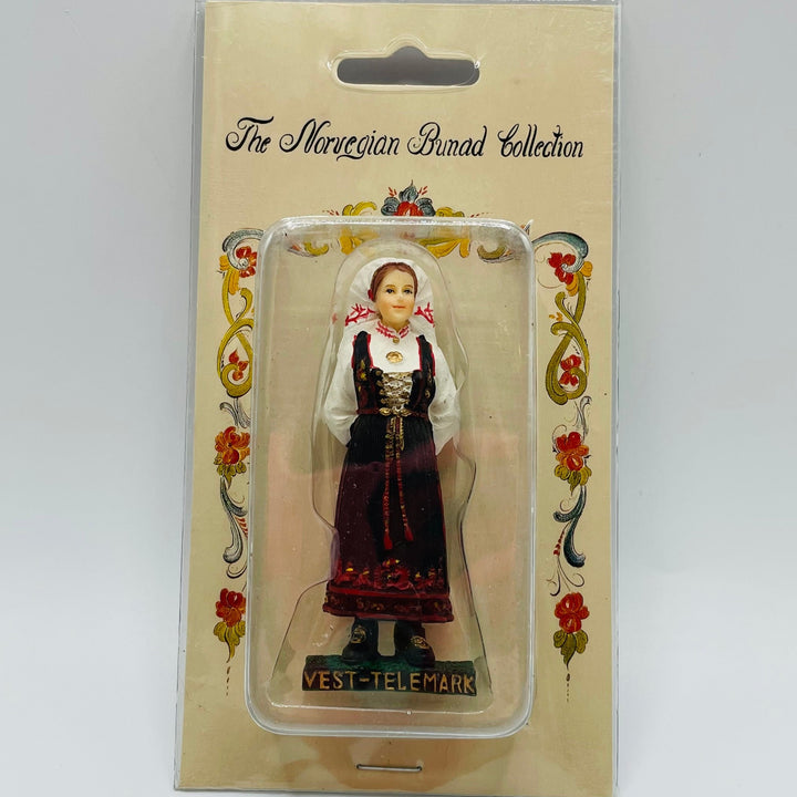 Norwegian Bunad Magnet - Vest Telemark Lady