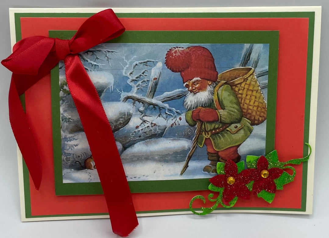 Hand made Swedish Christmas Card