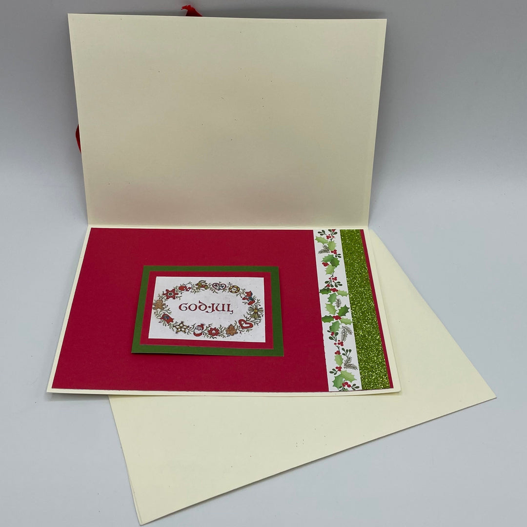 Hand made Swedish Christmas Card