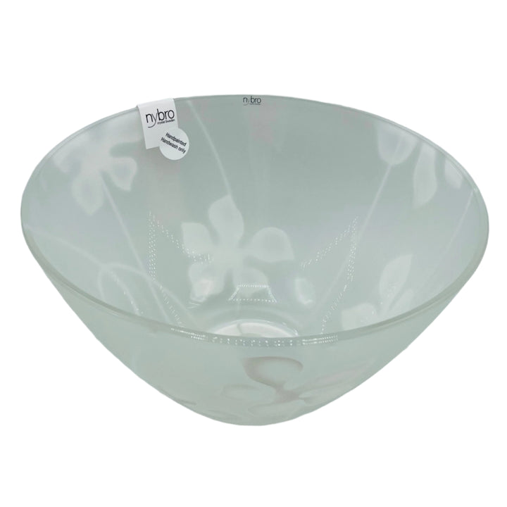 Nybro Provence Glass Bowl - White