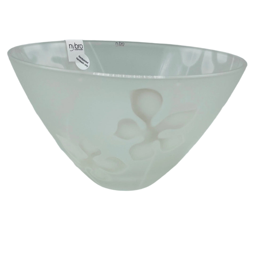 Nybro Provence Glass Bowl - White