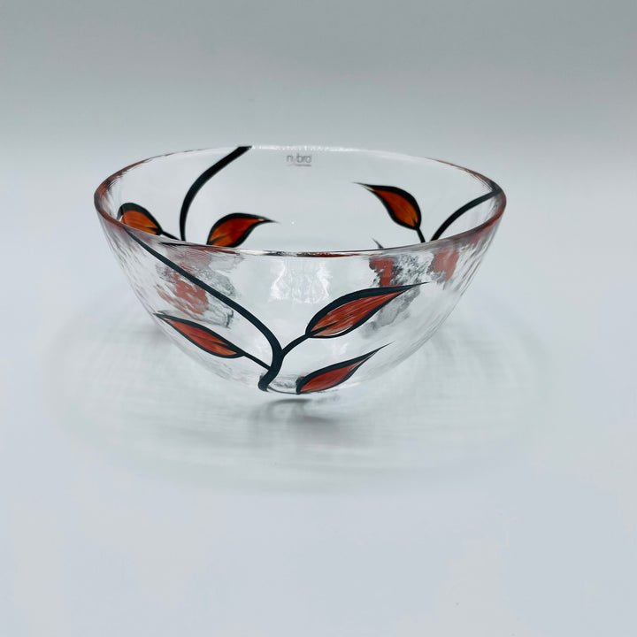 Nybro Season Glass Bowl - Cayenne