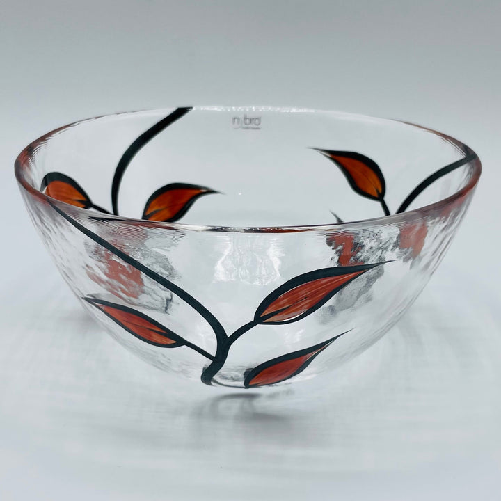 Nybro Season Glass Bowl - Cayenne