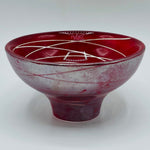 Nybro Trazzel Glass Bowl - Red