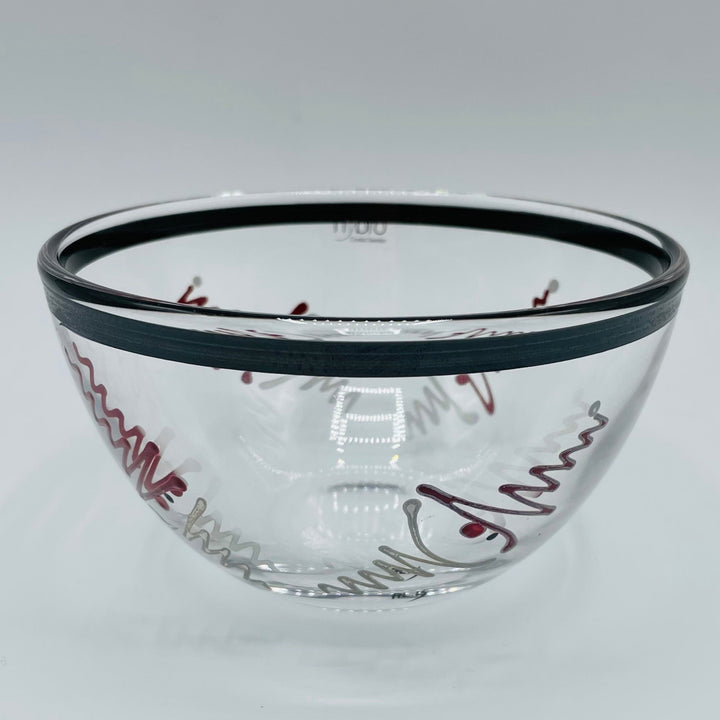 Nybro Christmas Glass Bowl