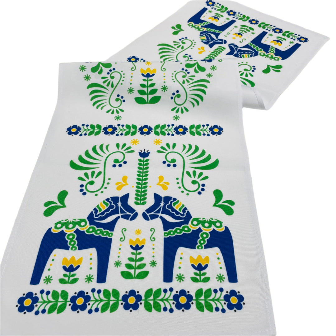 Dala Horse Table Runner