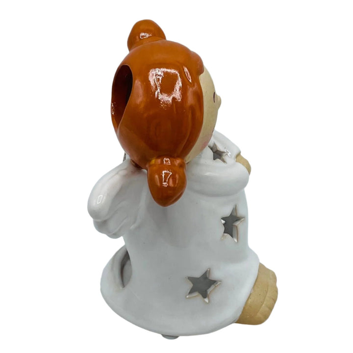 Ceramic Angel votive candle holder