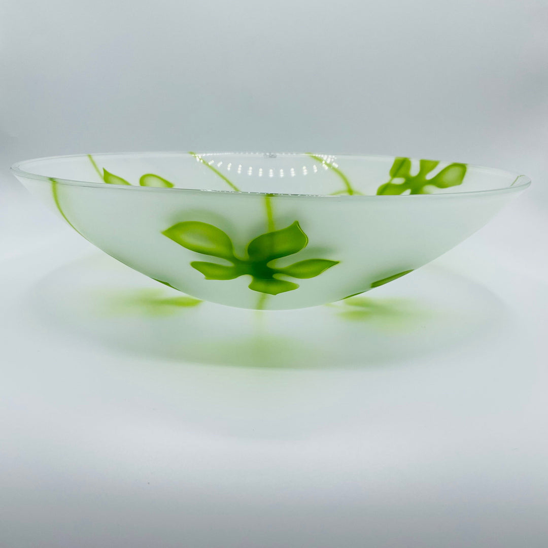 Nybro Provence Glass Bowl - Green