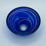 Nybro Trazzel Glass Bowl - Blue