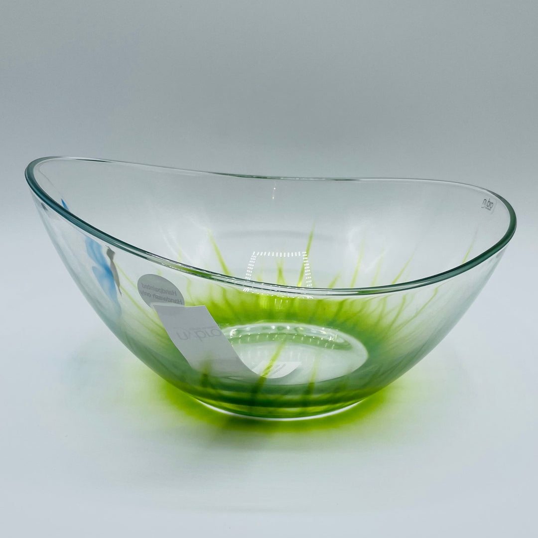 Nybro Butterfly glass bowl