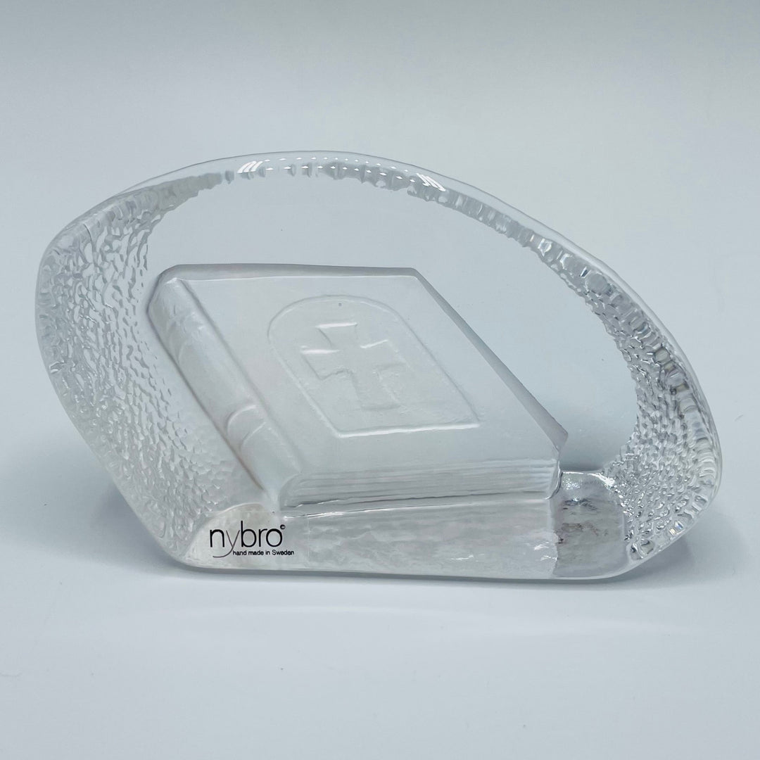 Nybro Glass Block - Holy Bible