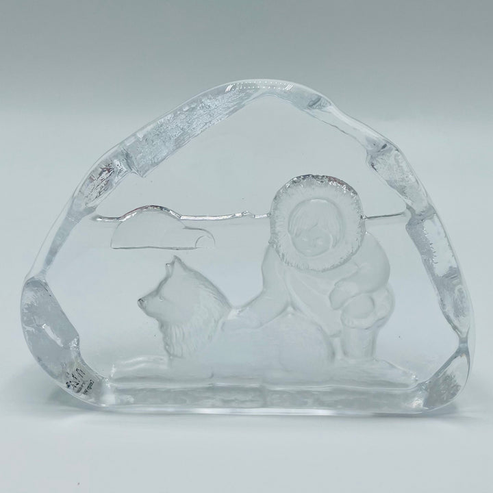 Nybro Glass Block - Eskimo