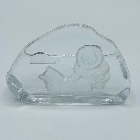 Nybro Glass Block - Eskimo