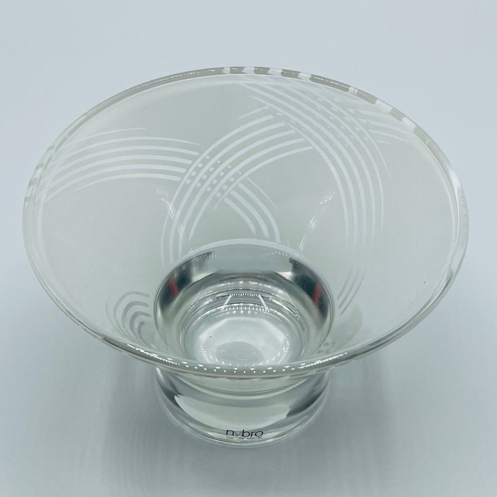 Nybro Jive glass bowl - White