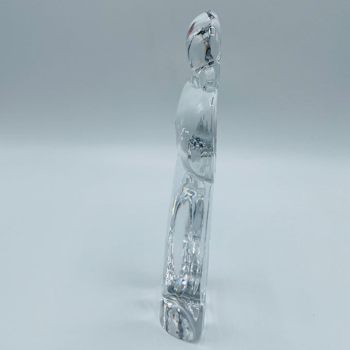 Nybro Wedding Glass Block Figurine