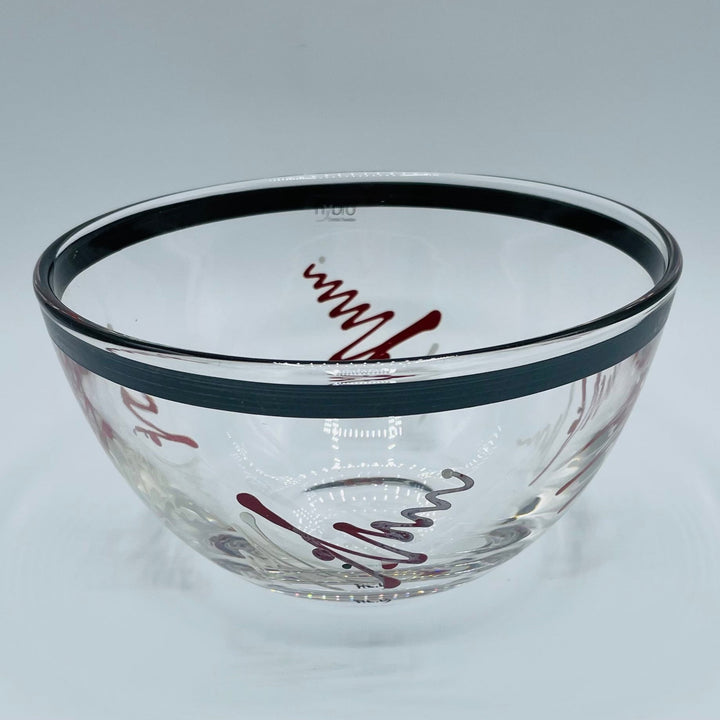 Nybro Christmas Glass Bowl