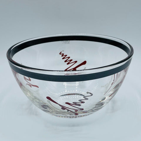 Nybro Christmas Glass Bowl