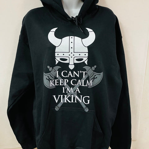 Pullover Hoodie - I can't keep calm I'm a Viking
